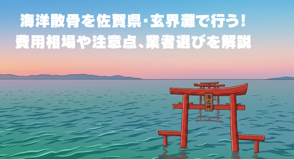 海洋散骨を佐賀県・玄界灘で行う！費用相場や注意点、業者選びを解説