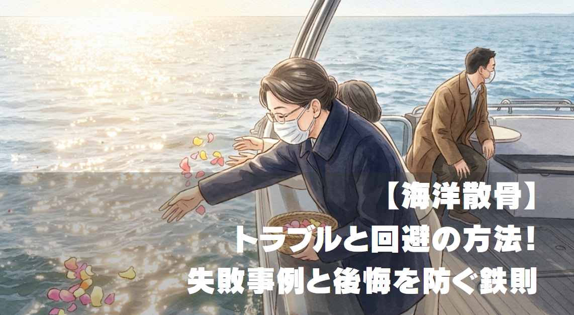 海洋散骨 トラブルと回避の方法！