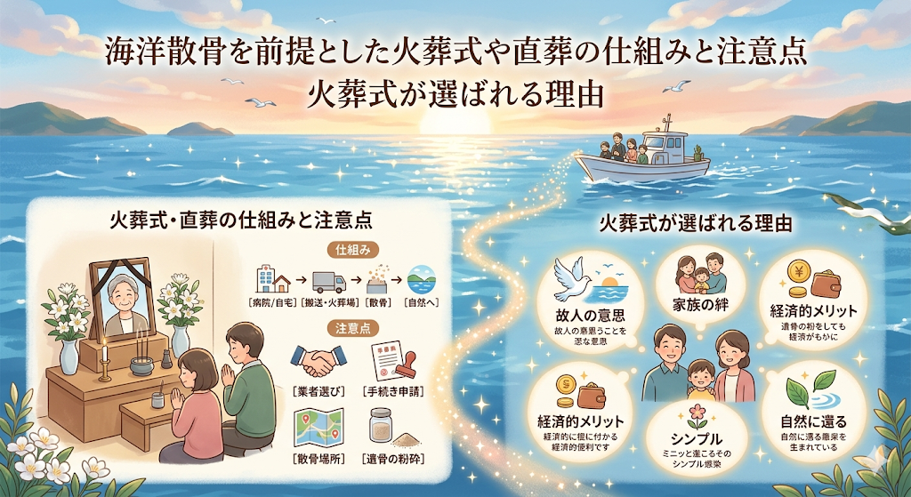 火葬式が選ばれる理由　イメージ画像