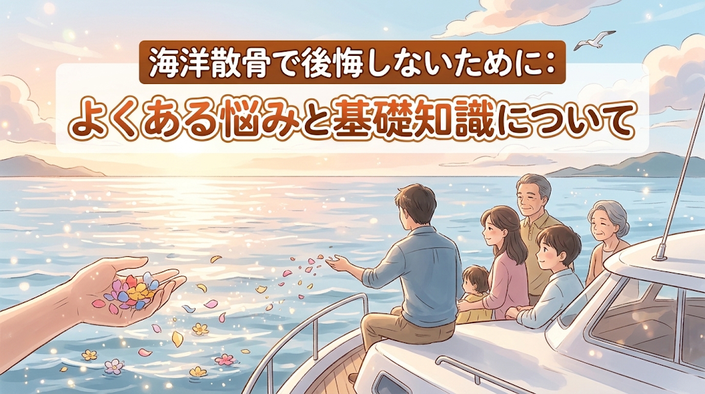 海洋散骨で後悔しないために：よくある悩みと基礎知識
