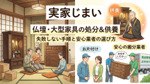実家じまいの仏壇・大型家具はどう処分する