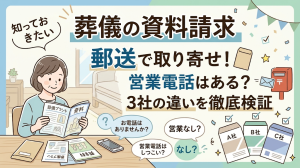 葬儀の資料請求を郵送で取り寄せ