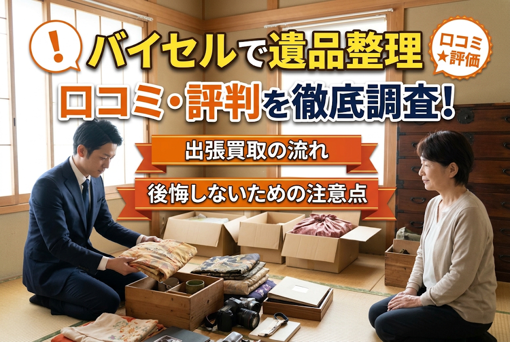 バイセルに遺品整理を頼む